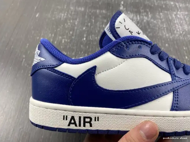 CUSTOM DM7890-101 TRAVIS SCOTT 1 AIR X JORDAN OFF-WHITE X 0325